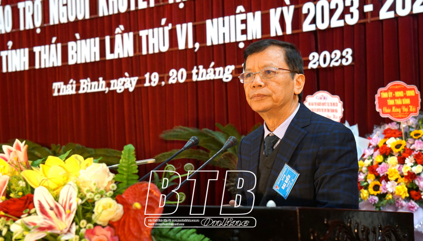   Đại hội đại biểu Hội Bảo trợ người khuyết tật và Bảo vệ quyền trẻ em tỉnh lần thứ VI, nhiệm kỳ 2023 – 2028