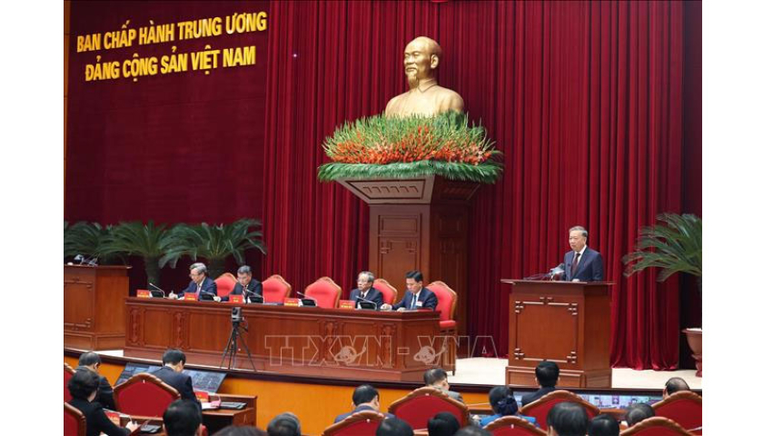   Ngành tổ chức xây dựng Đảng tiếp tục tham mưu thực hiện quyết liệt việc tinh gọn bộ máy hệ thống chính trị