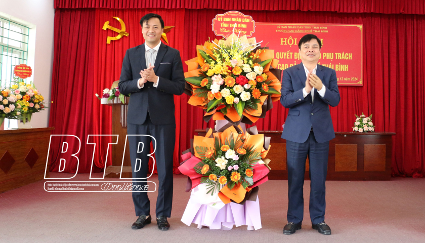   Công bố quyết định giao VV88 dự đoán xổ số ba miền siêu chính xác phụ trách Trường Cao đẳng Nghề Thái Bình