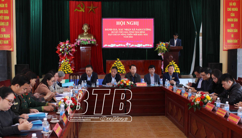   Đánh giá, xác nhận xã Nam Cường đạt chuẩn nông thôn mới kiểu mẫu