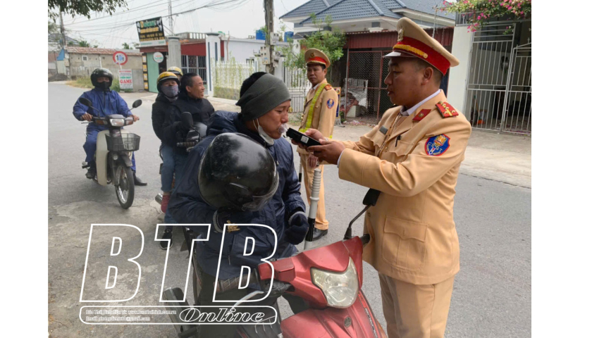   Tăng cường xử lý vi phạm nồng độ cồn dịp cuối năm