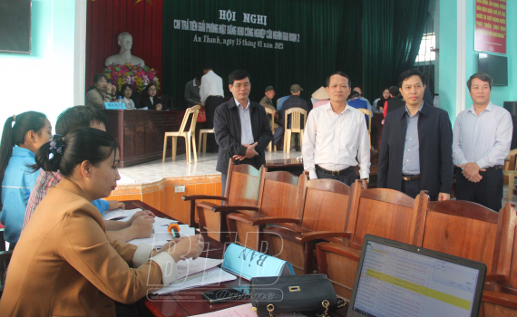   Kiểm tra công tác chi trả giải phóng mặt bằng khu VV888 bet đăng nhập Cầu Nghìn giai đoạn 2