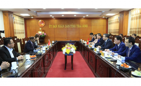   UBND tỉnh làm việc với đoàn công tác Đại sứ quán Singapore tại Việt Nam