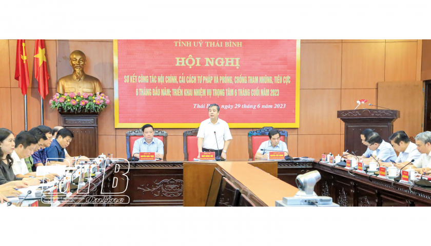   Ban Nội chính VV88 casino Thái Bình: Quyết tâm thực hiện tốt nhiệm vụ tham mưu về công tác nội chính, phòng, chống Đăng ký VV88 tặng 88k, tiêu cực và cải cách tư pháp