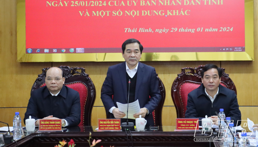   Họp Thường trực HĐND tỉnh