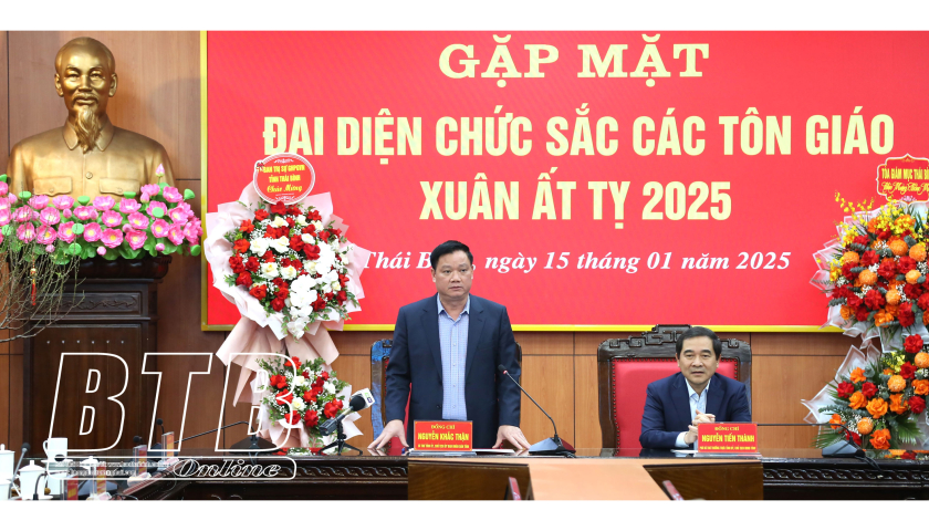   Gặp mặt chức sắc đại diện các tôn giáo xuân Ất Tỵ năm 2025