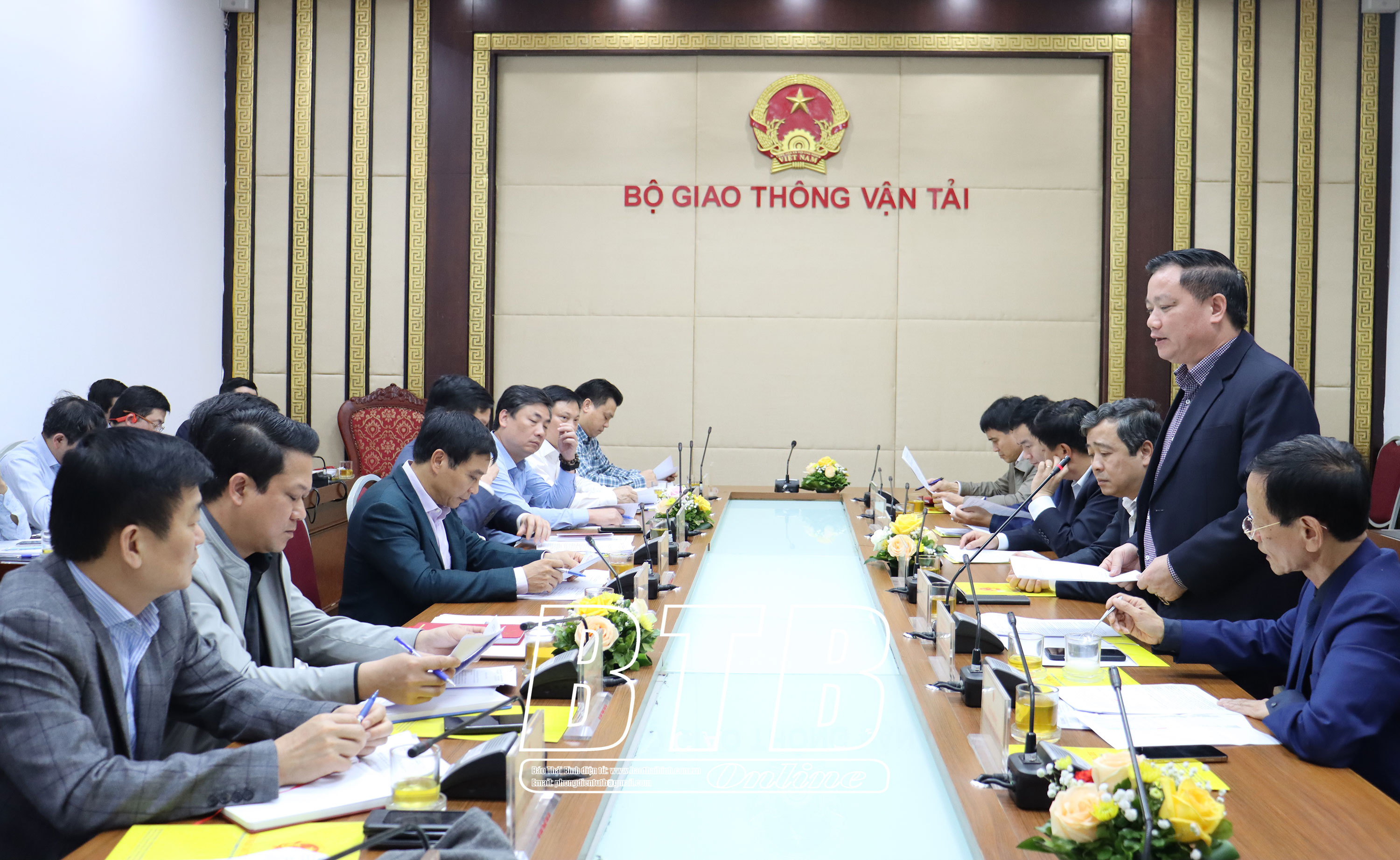   Đoàn công tác của tỉnh Thái Bình làm việc với Bộ Giao thông Vận tải