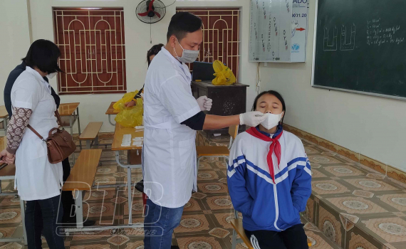   Giám sát trọng điểm dịch Covid-19 trong cộng đồng tại một số xã của huyện Vũ Thư