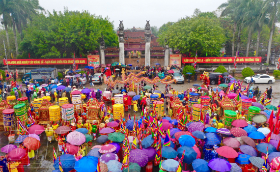   Lễ hội đền Trần được tổ chức với quy mô cấp tỉnh từ ngày 22 - 26/2/2024