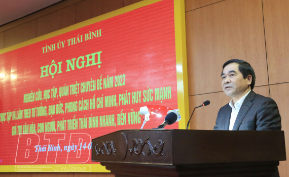   Thái Bình: Kết nối 282 điểm cầu nghiên cứu, học tập, quán triệt, tuyên truyền, triển khai thực hiện chuyên đề năm 2023