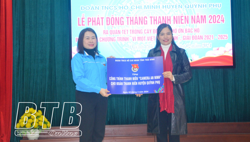   Quỳnh Phụ: Phát động tháng thanh niên năm 2024