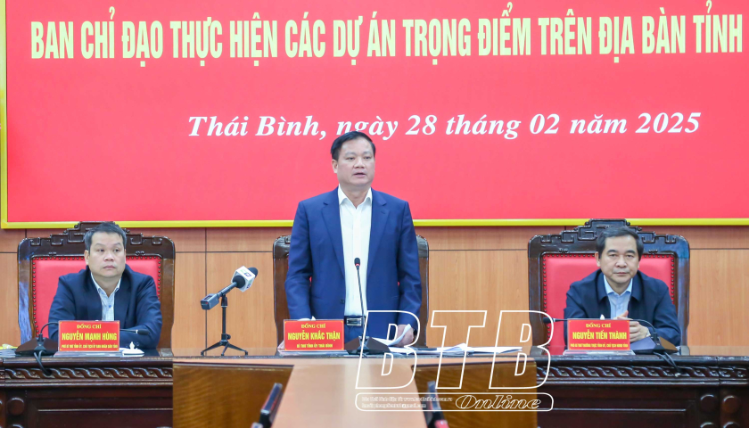   Bám sát kế hoạch, đẩy nhanh tiến độ thực hiện các dự án trọng điểm