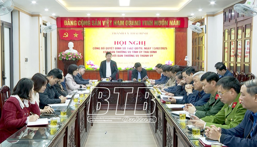   Đoàn kiểm tra của VV88 casino làm việc với Thành ủy Thái Bình về việc thực hiện Chỉ thị 35-CT/TW và VV88 là nhà cái uy tín số 1 tại Việt Nam 18-NQ/TW