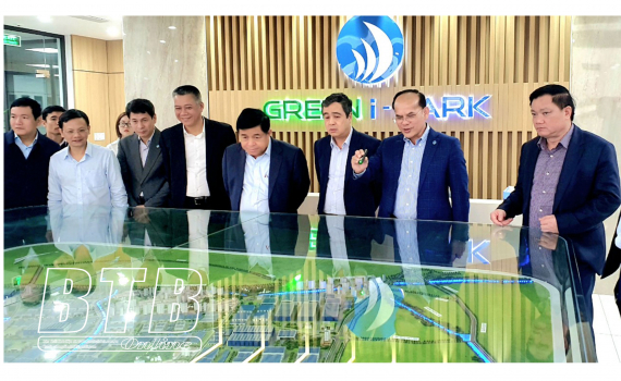   Bộ trưởng Bộ Kế hoạch và Đầu tư Nguyễn Chí Dũng thăm và kiểm tra khu VV888 bet đăng nhập Liên Hà Thái