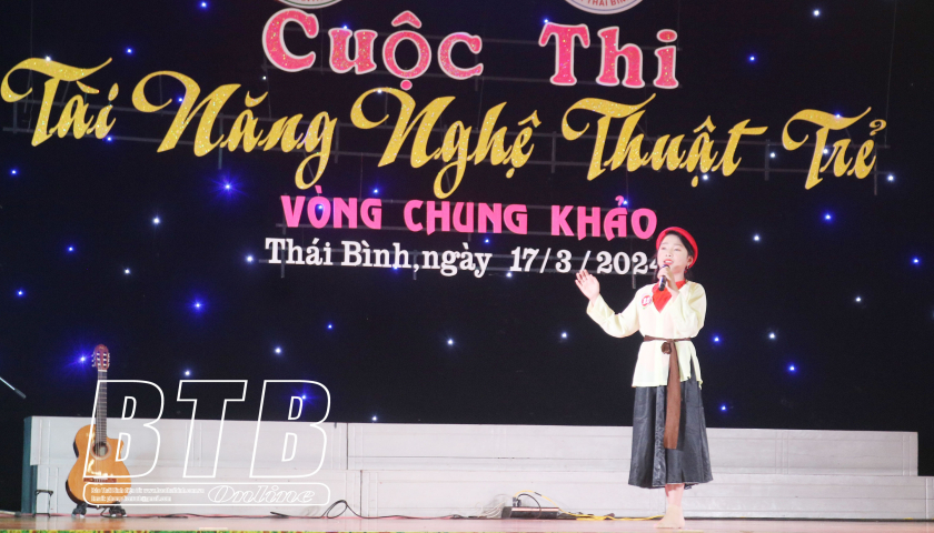   52 thí sinh tham gia vòng chung khảo cuộc thi tài năng nghệ thuật trẻ tỉnh Thái Bình