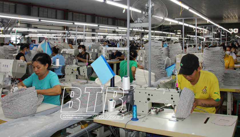   Đông Hưng: Quý I/2024 tổng giá trị sản xuất tăng 5,62% so với cùng kỳ