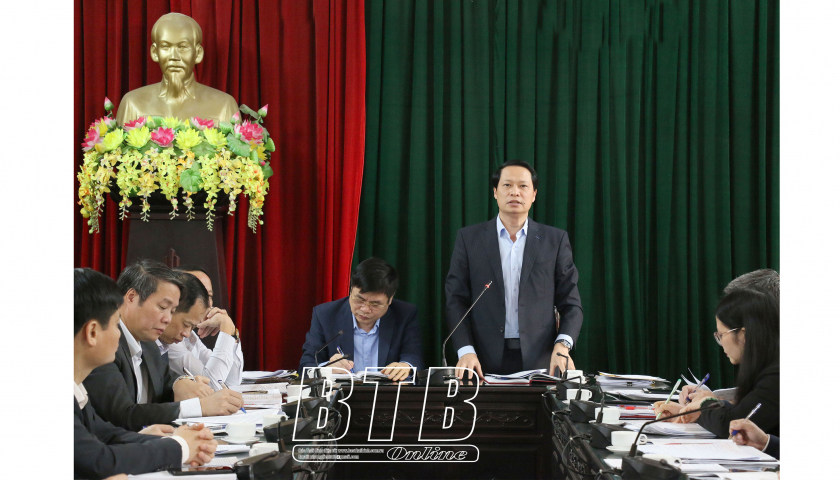   Kiểm tra công tác tổ chức triển khai thực hiện sắp xếp đơn vị hành chính cấp xã tại huyện Quỳnh Phụ