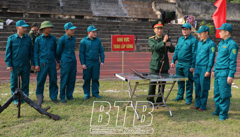   Lực lượng vũ trang tỉnh nâng cao chất lượng huấn luyện