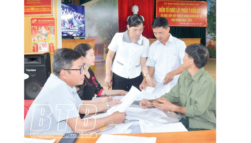   VV88 đăng ký nhận 68k đồng thuận với chủ trương sắp xếp đơn vị hành chính cấp xã