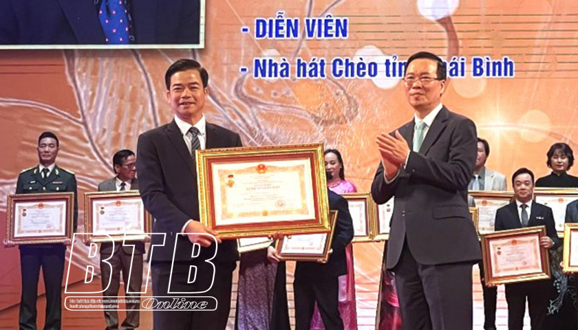   Thái Bình có 10 nghệ sĩ được trao tặng danh hiệu NSND, NSƯT