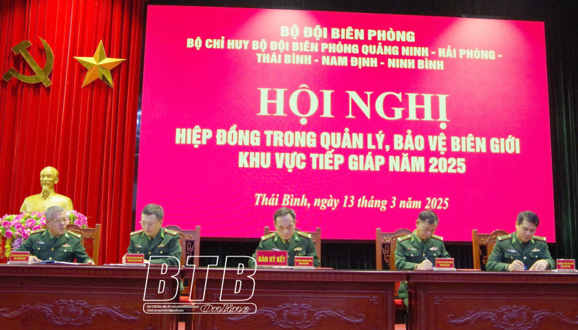   Bộ đội Biên phòng các tỉnh: Thái Bình, Quảng Ninh, Nam Định, Ninh Bình và thành phố Hải Phòng hiệp đồng quản lý, bảo vệ biên giới biển năm 2025