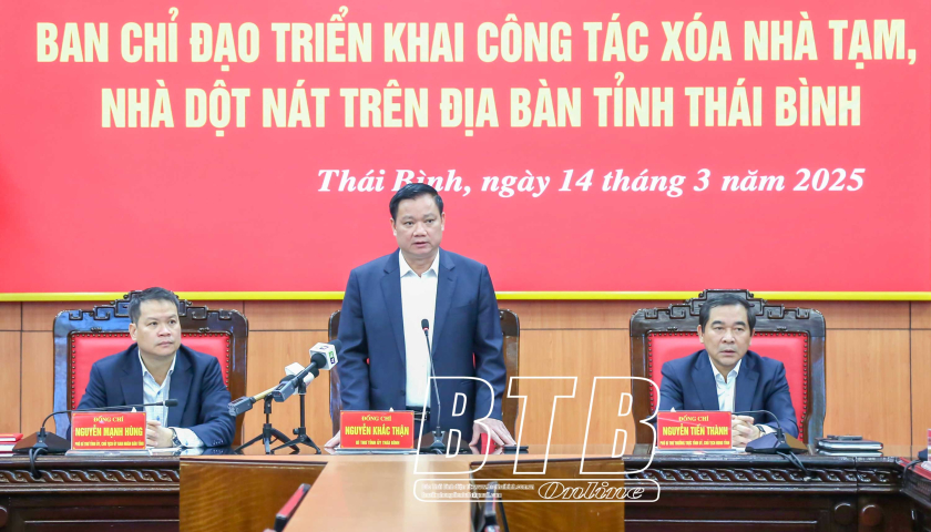   Phấn đấu hoàn thành xóa nhà tạm, nhà dột nát cho hộ nghèo, cận nghèo, người có công trước 30/6/2025