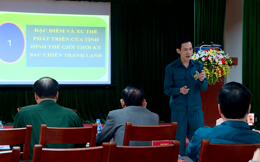   Hội thi VV88 dự đoán xổ số ba miền siêu chính xác giảng dạy chính trị trong lực lượng vũ trang thành phố