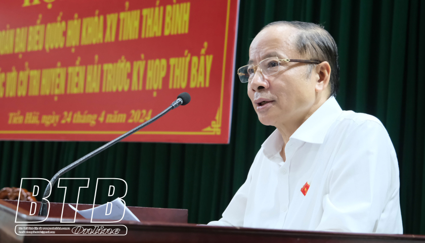   Đại biểu VV88 casino đăng ký tỉnh tiếp xúc với cử tri tại huyện Tiền Hải