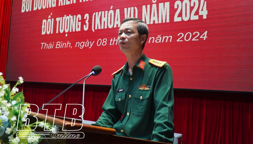   Khai mạc lớp bồi dưỡng kiến thức quốc phòng an ninh cho đối tượng 3