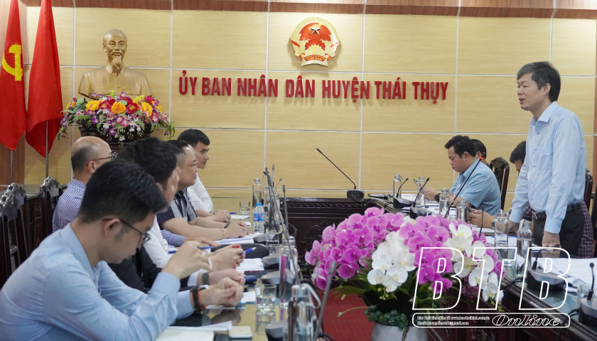   Thái Thụy: Triển khai công tác giải phóng mặt bằng dự án Nhà máy nhiệt điện LNG Thái Bình