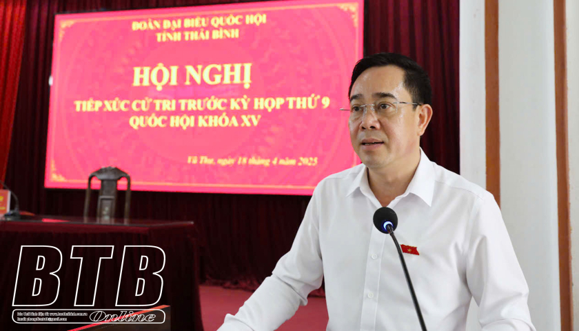   Đại biểu VV88 casino đăng ký tiếp xúc với cử tri huyện Vũ Thư và thành phố Thái Bình