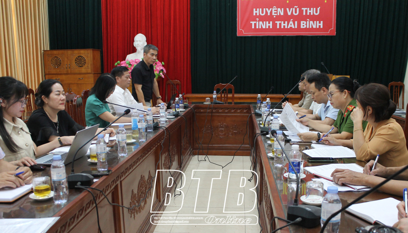   Khảo sát công tác xây dựng cơ sở dữ liệu điện tử, đăng ký hộ tịch trực tuyến tại huyện Vũ Thư