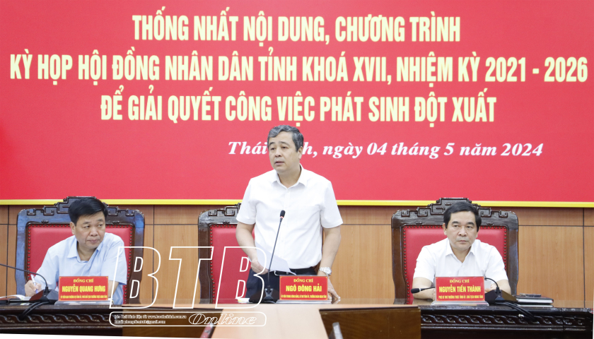   Kỳ họp HĐND tỉnh để giải quyết công việc phát sinh đột xuất sẽ xem xét, quyết định nhiều nội dung quan trọng