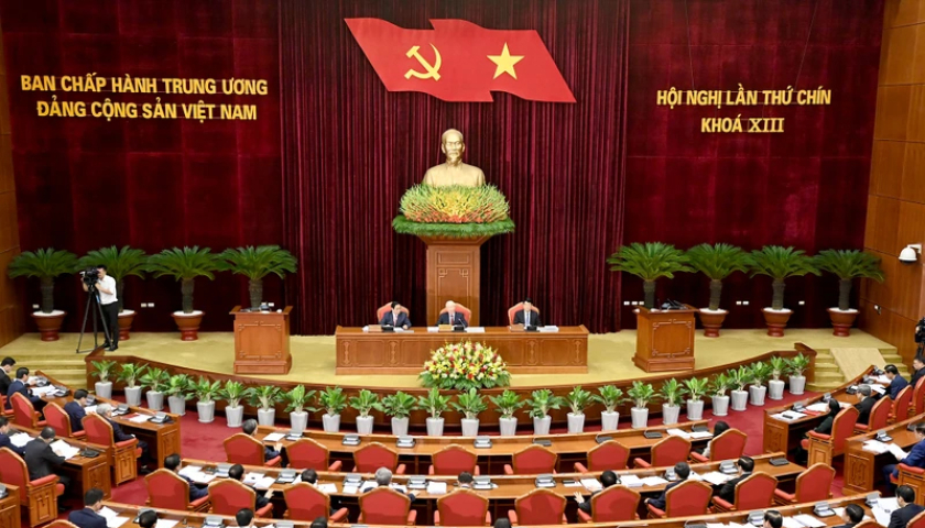   Ngày làm việc thứ nhất Hội nghị Trung ương 9 khóa XIII