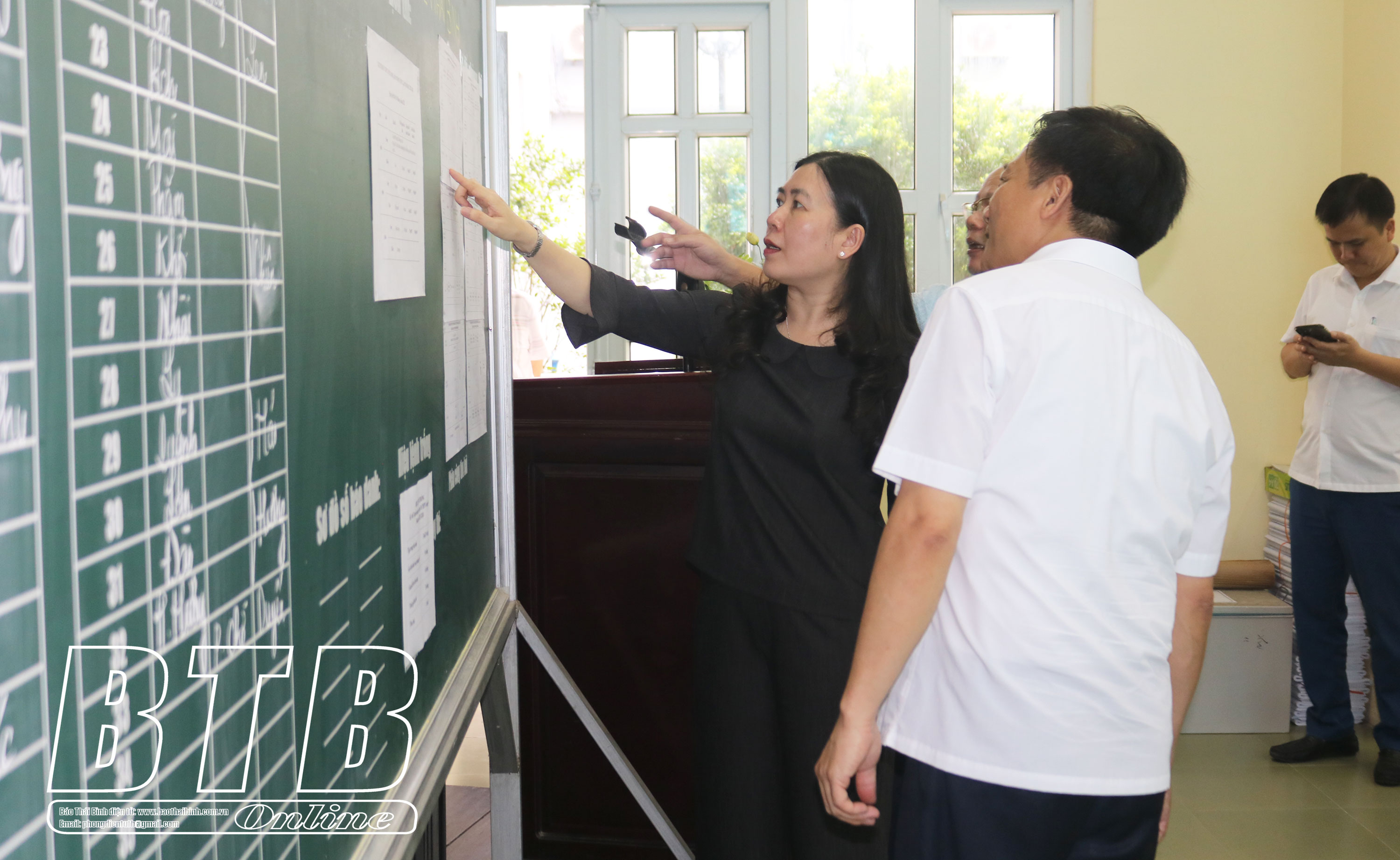   Kiểm tra công tác chuẩn bị tổ chức kỳ thi tuyển sinh vào lớp 10 THPT năm học 2023-2024