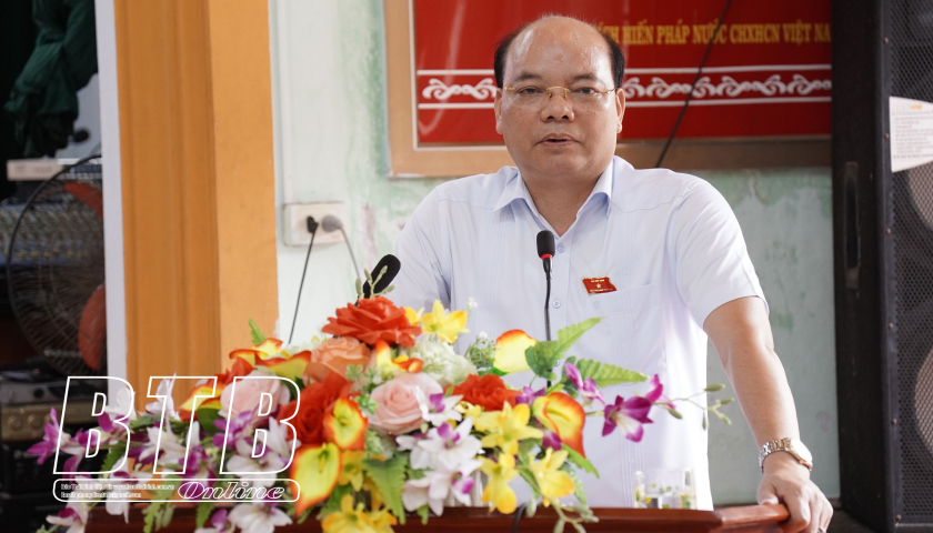   Đại biểu HĐND tỉnh, HĐND huyện tiếp xúc cử tri tại huyện Vũ Thư