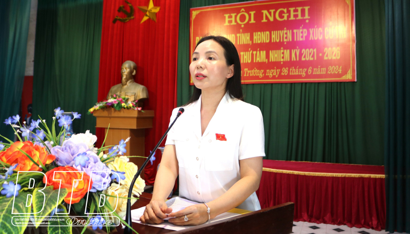   Nhiều ý kiến tâm huyết của cử tri huyện Tiền Hải gửi tới HĐND tỉnh