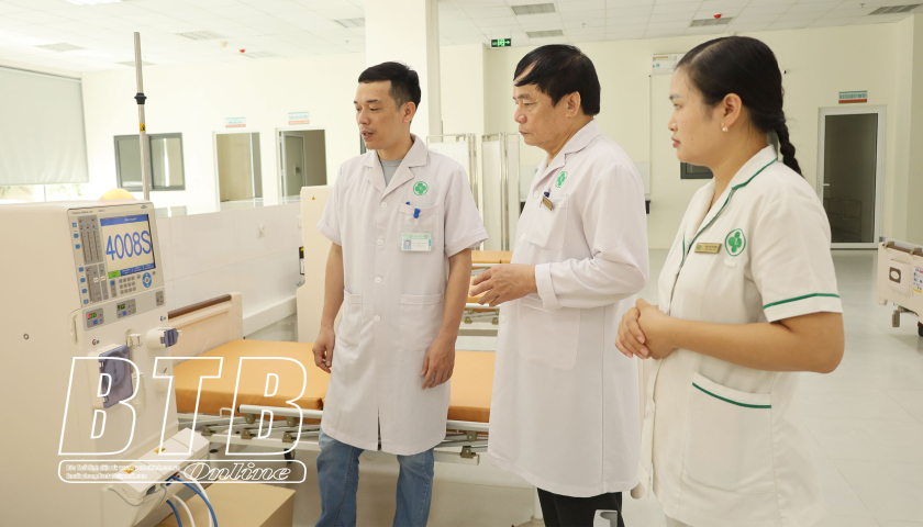   Thái Bình có thêm 1 cơ sở chạy thận nhân tạo