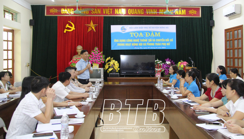   Tọa đàm ứng dụng công nghệ thông tin và chuyển đổi số trong hoạt động công tác hội và phong trào phụ nữ