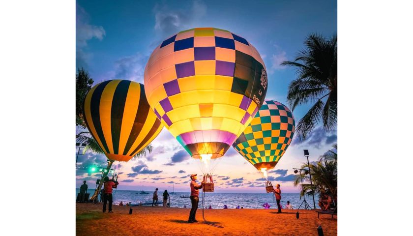   Trình diễn khinh khí cầu bay trong tuần du lịch tỉnh