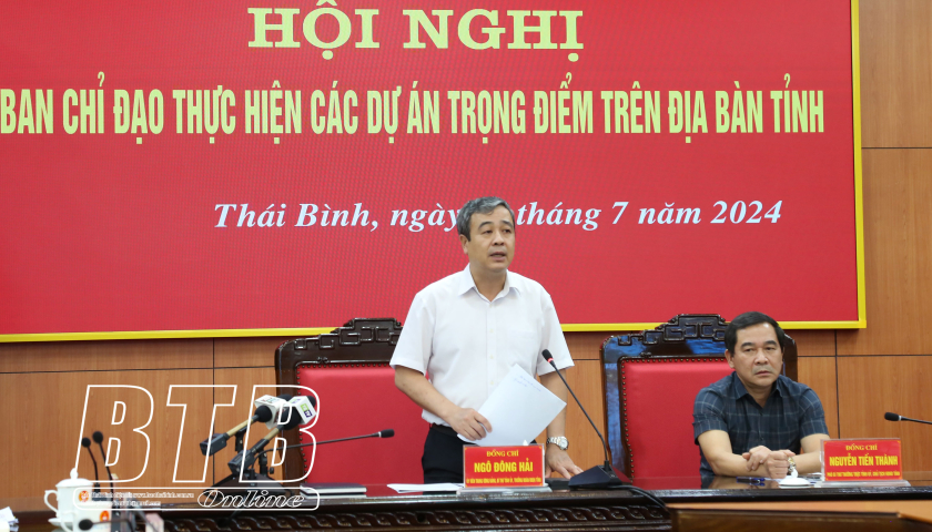   Cần đẩy nhanh tiến độ các dự án trọng điểm trên địa bàn tỉnh