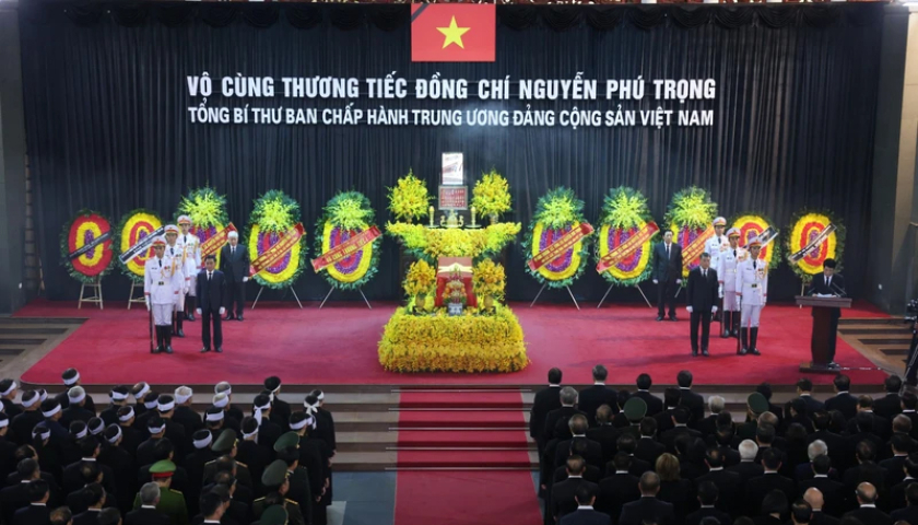   Cử hành trọng thể Lễ truy điệu và an táng Tổng Bí thư Nguyễn Phú Trọng