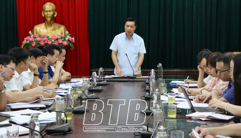   Kiểm tra việc lãnh đạo, chỉ đạo và tổ chức thực hiện Kết luận số 21-KL/TW đối với Ban Thường vụ Huyện ủy Kiến Xương