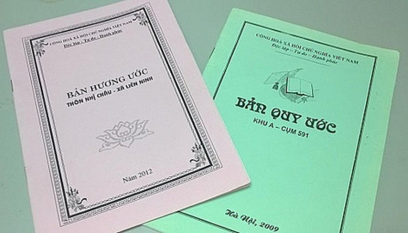   UBND cấp xã có thẩm quyền công nhận hương ước, quy ước