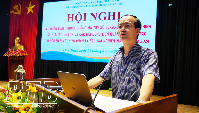   Thái Thụy: Hơn 400 đại biểu tham dự tập huấn công tác cai nghiện ma túy