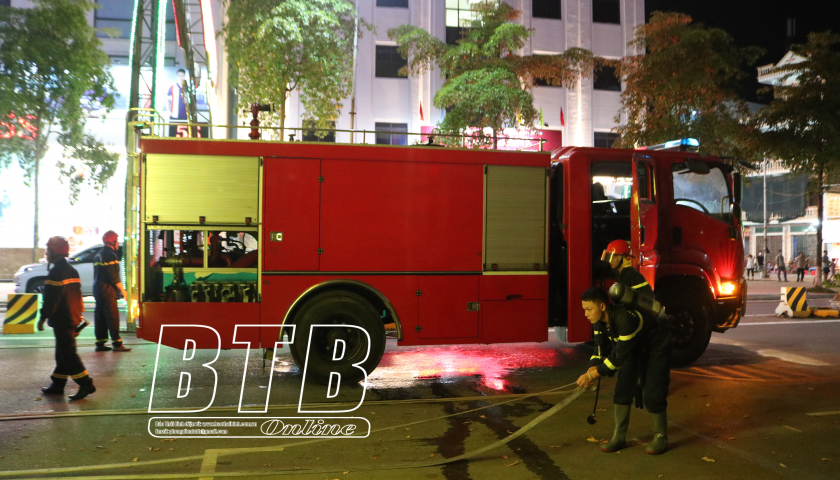   Thực tập phương án chữa cháy và cứu nạn, cứu hộ tại tổ liên gia an toàn phòng cháy chữa cháy