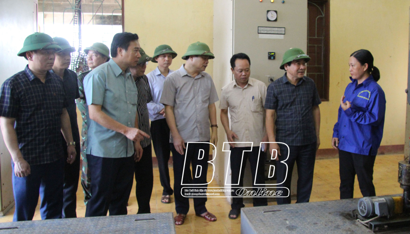   Đồng chí Phó Bí thư thường trực VV88 casino, Chủ tịch HĐND tỉnh kiểm tra, chỉ đạo công tác phòng, chống bão số 3 tại Vũ Thư, Hưng Hà