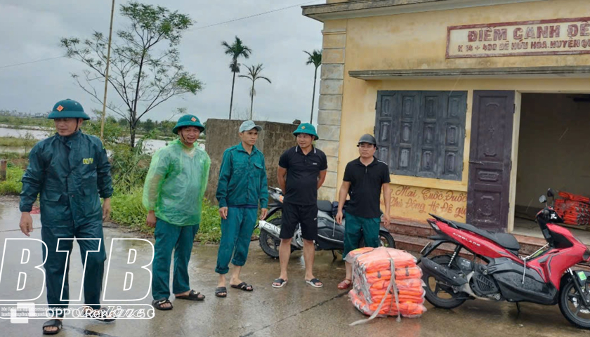   Tăng cường công tác tuần tra, canh gác và xử lý sự cố trên tuyến đê quốc gia